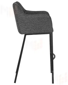 Стул барный DOBRIN LUCAS (серая ткань (F-22))