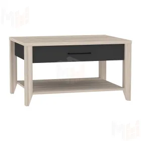 Стол журнальный AURELIO 16 Блеквуд сатиновый/Антрацит