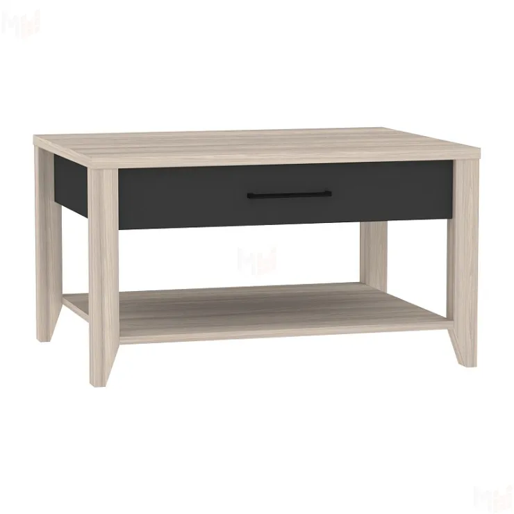 Стол журнальный AURELIO 16 Блеквуд сатиновый/Антрацит