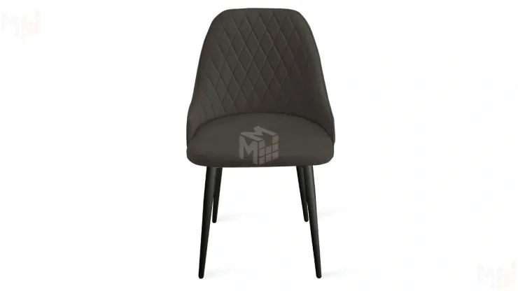 Стул Гранд К1К Черный муар, Велюр Confetti Stone