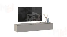 Тумба ТВ Глосс - ТД 319.03.11  Баттл Рок, Стекло Светлый Stone(St)