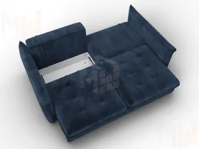 Диван прямой Лига-100 НПБ ( TOWER 13 синий )