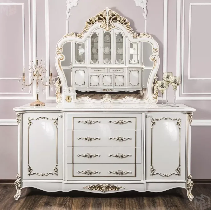 Комод Флоренция белый глянец