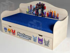 Кровать низкая Трансформеры 40007