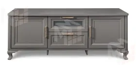 Тумба  ТВ Мокко серый камень
