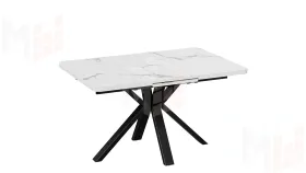 Стол обеденный Хэмптон Тип 1 белый мрамор