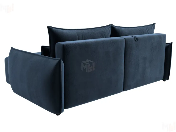 Диван угловой Лига-051 НПБ угол универсальный ( TOWER 13 синий )