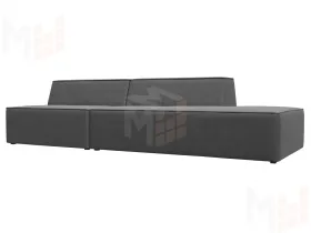 Диван прямой модульный Монс Модерн правый ( JOLY 13 серый )