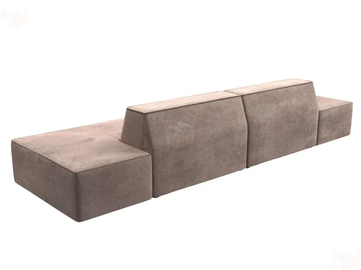 Диван прямой модульный Монс лофт ( TOWER 05 бежевый )