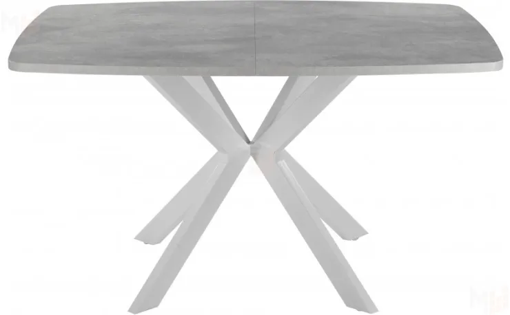 Стол раскладной Твин Лофт 130 Бетон/Белый