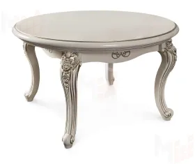 Столик круглый Джоконда крем глянец 