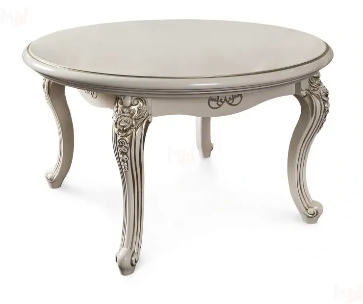 Столик круглый Джоконда крем глянец 