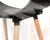 Стул обеденный DOBRIN ALIEN (ножки светлый бук, цвет чёрный (B-03))