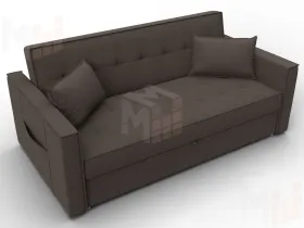 Диван прямой Лига-104 (160) ( Амур 05 коричневый )
