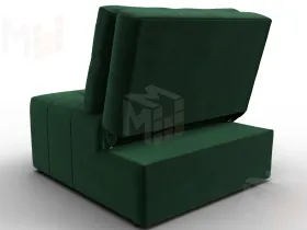 Кресло-кровать Лига-107 (80) ( SEVEN 626 зеленый )