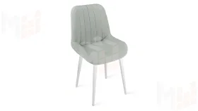 Стул Марвел  К1С Исп. 2 Белый матовый Велюр Confetti Silver