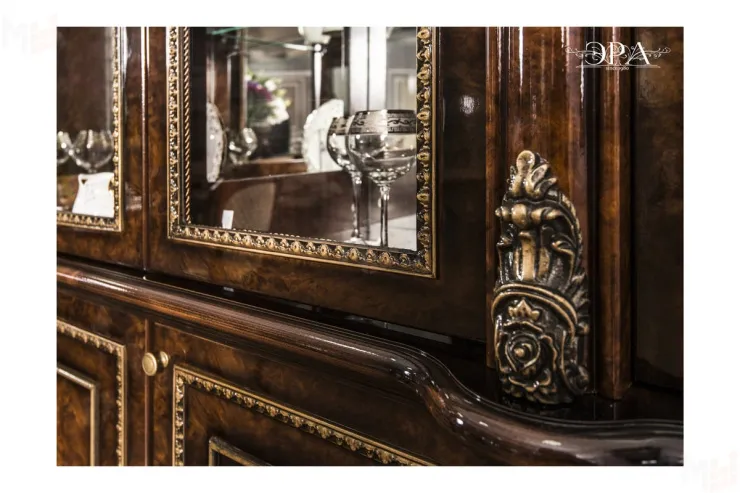 Сервант Джоконда, корень дуба/глянец