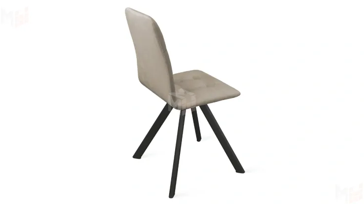 Стул Аспен К2 Черный муар Велюр Confetti Smoke