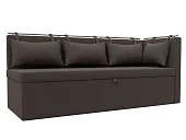 Диван кухонный прямой Метро с углом справа