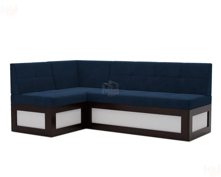 Нотис Левый угол (Темно-синий - Luna 034) 187х82х112 см