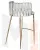 Стул барный DOBRIN EMMA GOLD (светло-серый велюр (135-37))