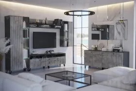 Гостиная Оливия мрамор глянец