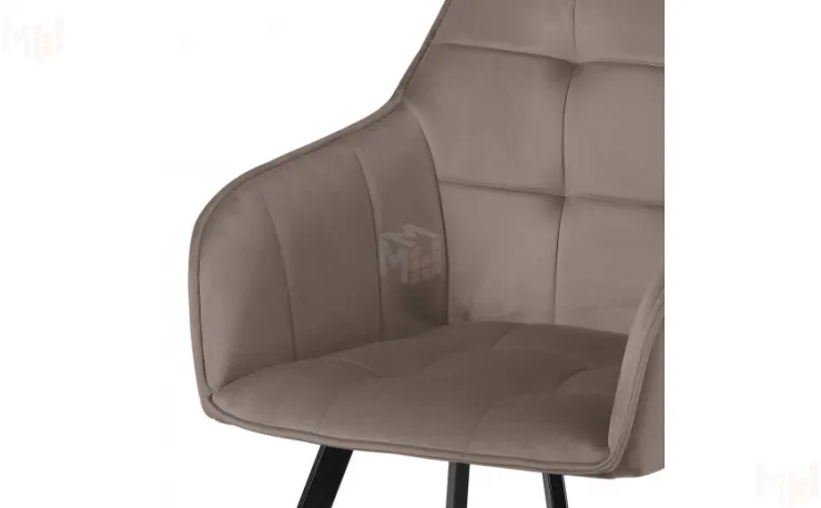 Кресло поворотное Мони Confetti mocco/черный