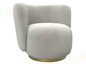 Кресло Лига-072 ( велюр TOWER 01 молочный )