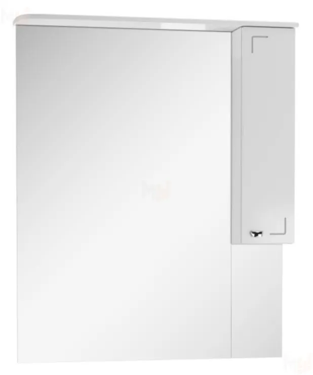 Шкаф-зеркало Классик 87 правый Айсберг