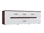 Тумба ТВ Ким (венге/белый глянец)