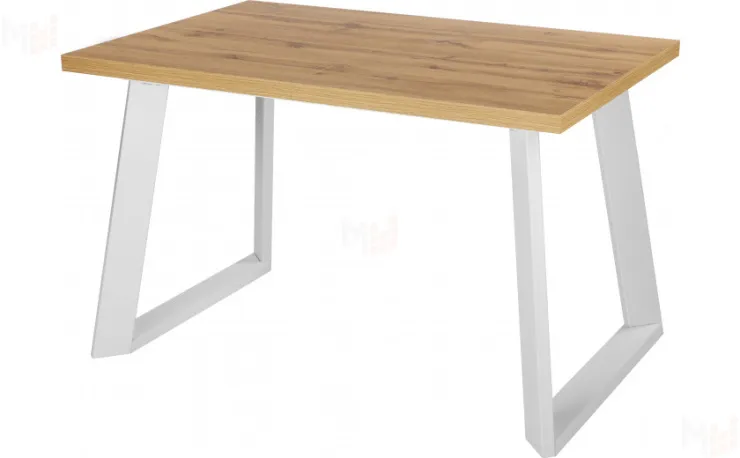 Стол раскладной Райт Лофт 120 Дуб Вотан/Белый