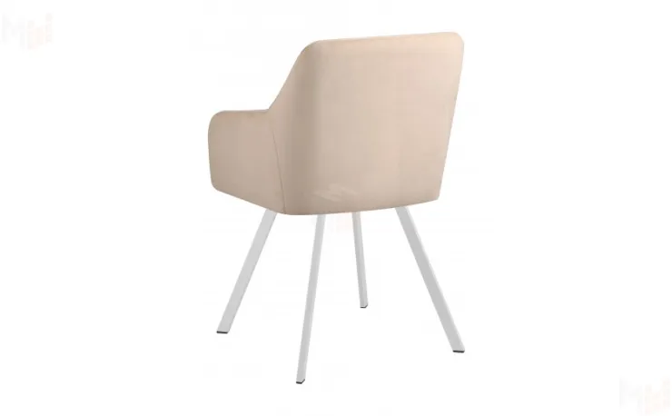 Кресло Барли Confetti  cream/белый