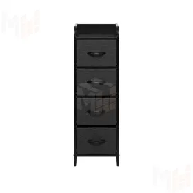 Комод Leset Ноа 4 ящика (Чёрный/Тёмно-серый/Чёрный матовый)