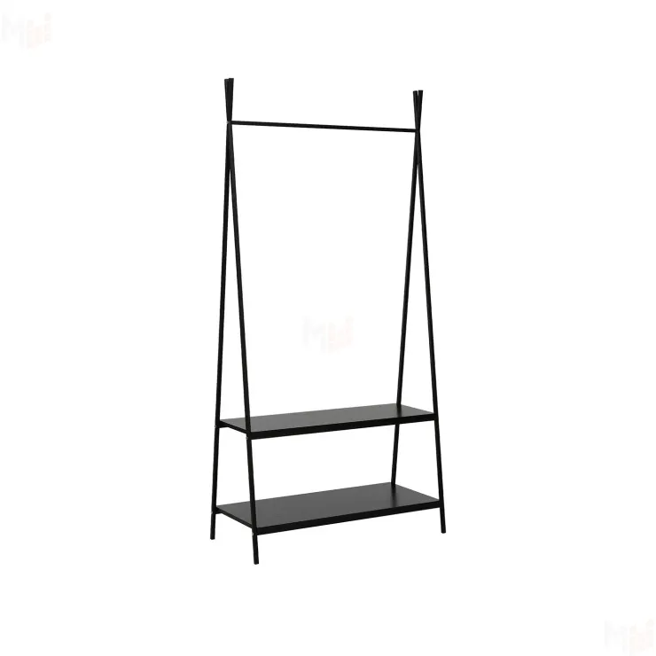 Вешалка гардеробная Leset Стилвуд 22 (Чёрный/Чёрный)