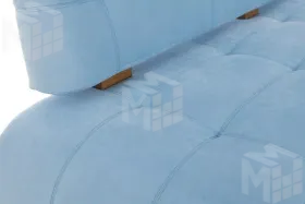 Кухонный диван Бристоль со спальным местом Голубой