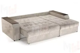 Угловой диван-кровать Лас-Вегас Бежевый правый 