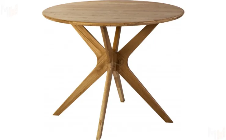 Стол деревянный из массива дуба Эмирель D95 Дуб светлый