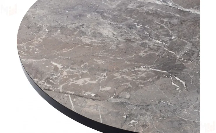 Стол раскладной Монти Лофт D100 Рускеала/Черный