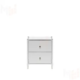 Комод Leset Хайди 2 ящика (Белый/Белый/Белый)