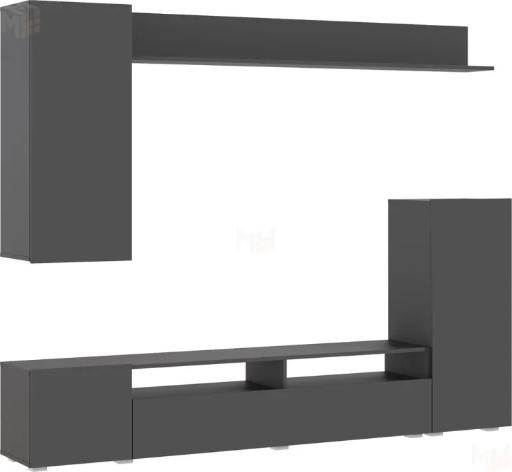 Гостиная Верона (Графит, Графит)