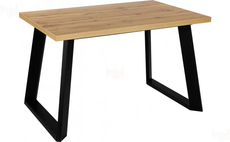 Стол раскладной Райт Лофт 120 Дуб Вотан/Черный