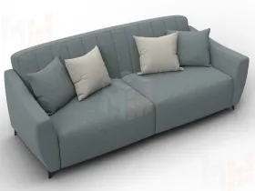 Диван-книжка Лига-095 НПБ ( Амур 07 серый )