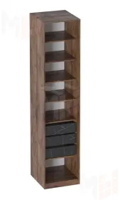 Шкаф одностворчатый Браун  со стеклянной дверью