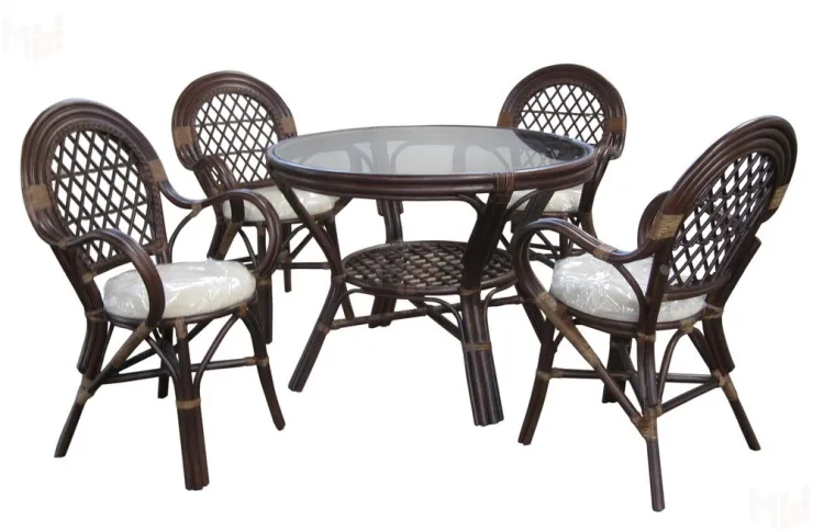 Стул из ротанга "Бали" с подушкой 04/11 A