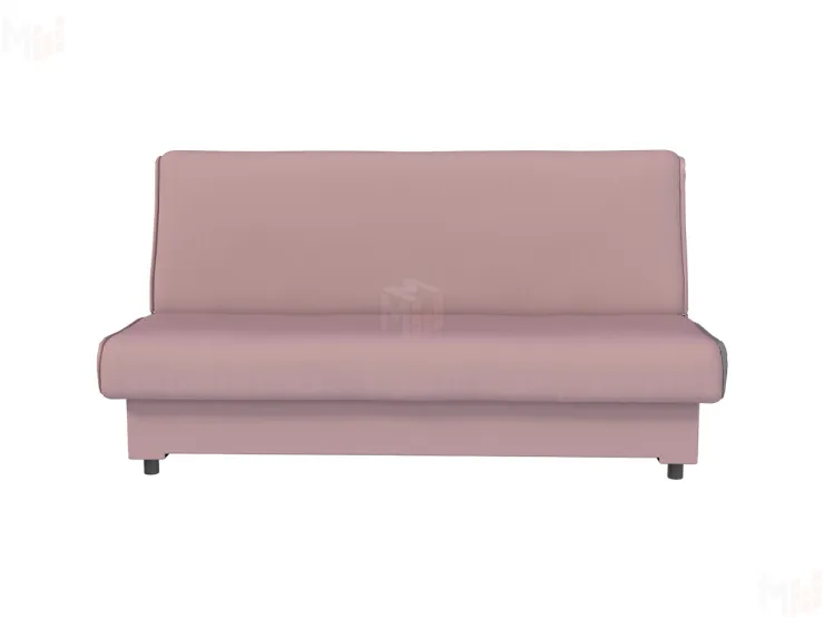 Диван книжка Фаворит велюр 11 пудровый