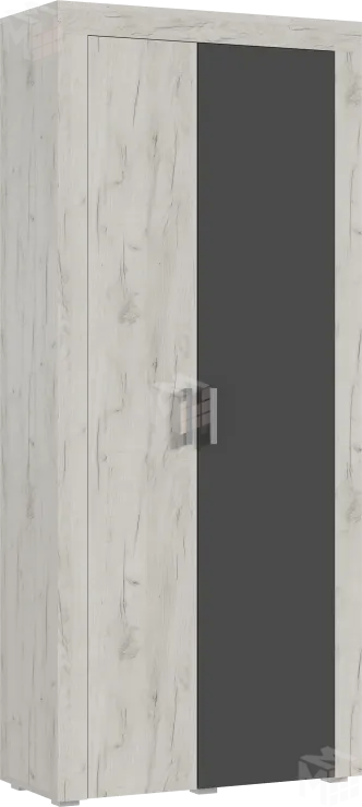 Гостиная Ангара набор (крафт белый/графит)