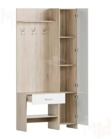 Прихожая Домино-2У Сонома/белый