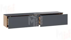 Тумба ТВ Порто - ТД-393.03.11 Яблоня Беллуно, Графит софт