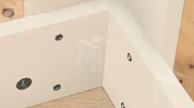 Стол обеденный Промо тип 1 Белый, Дуб Сонома светлый