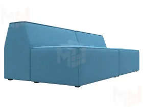 Диван прямой модульный Монс ( Амур голубой )